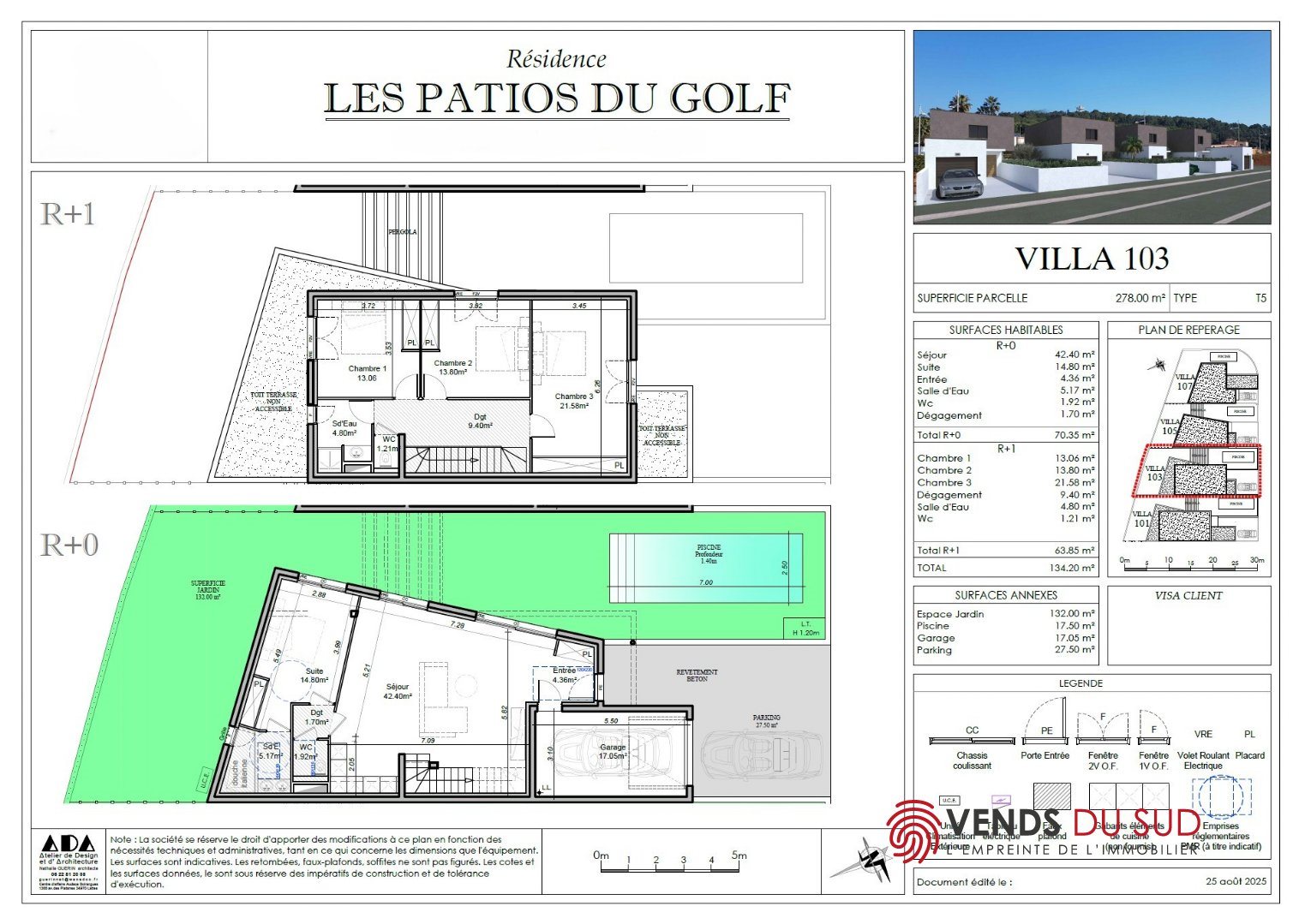 Maison à vendre, 134m², Agde (Cap d'Agde)
