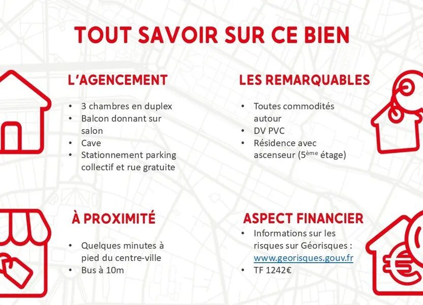 Appartement à vendre, 69m², Dijon