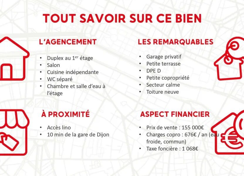Appartement à vendre, 44m², Plombières-lès-Dijon