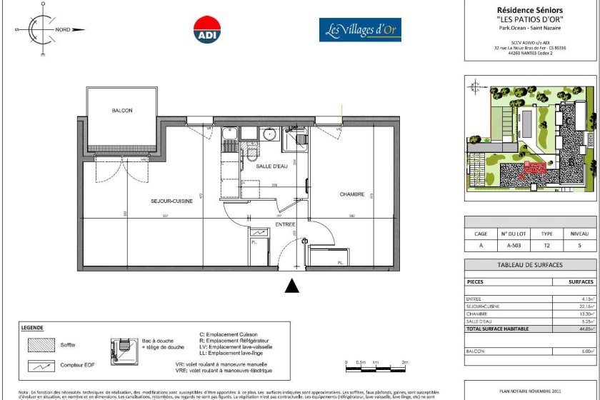 Appartement à louer, 44m², Saint-Nazaire