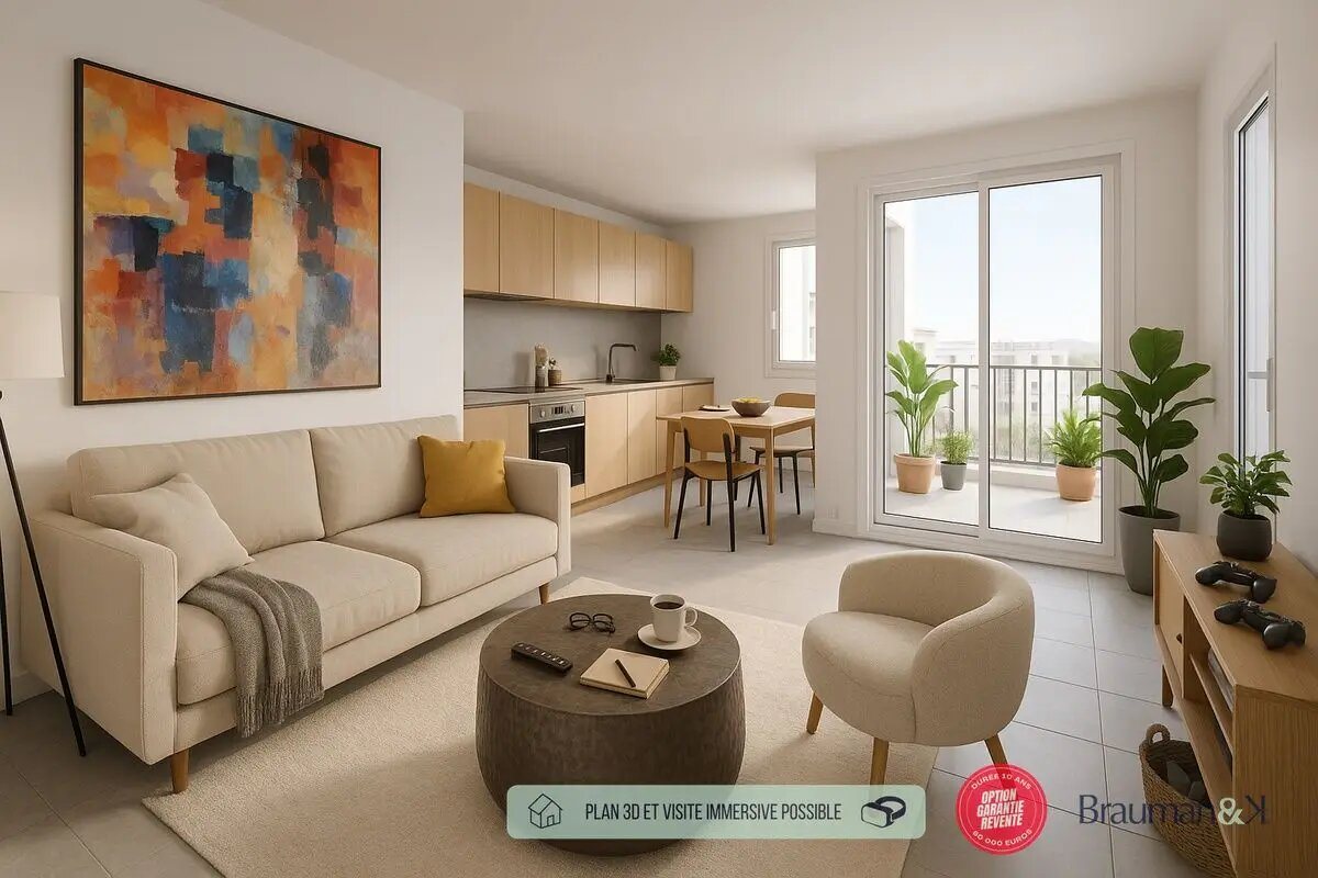 Appartement à vendre, 63m², Pessac
