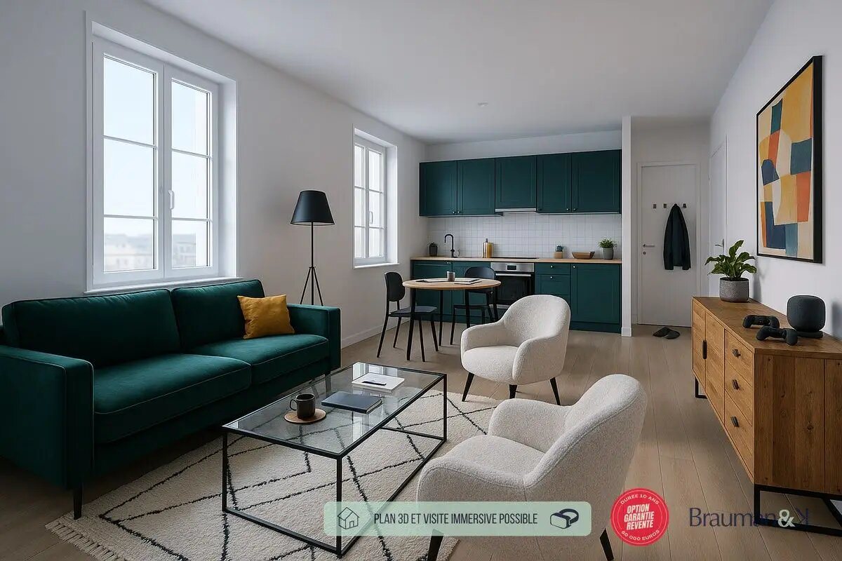 Appartement à vendre, 47m², Caudan