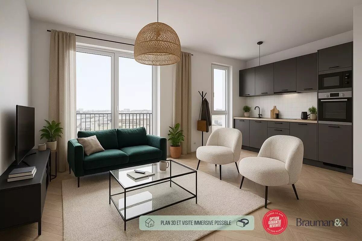 Appartement à vendre, 26m², Clichy