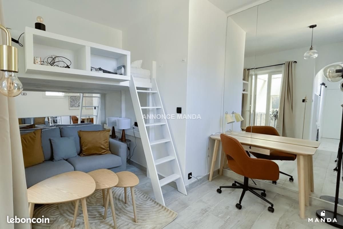 Appartement à louer, 25m², Marseille 8ème