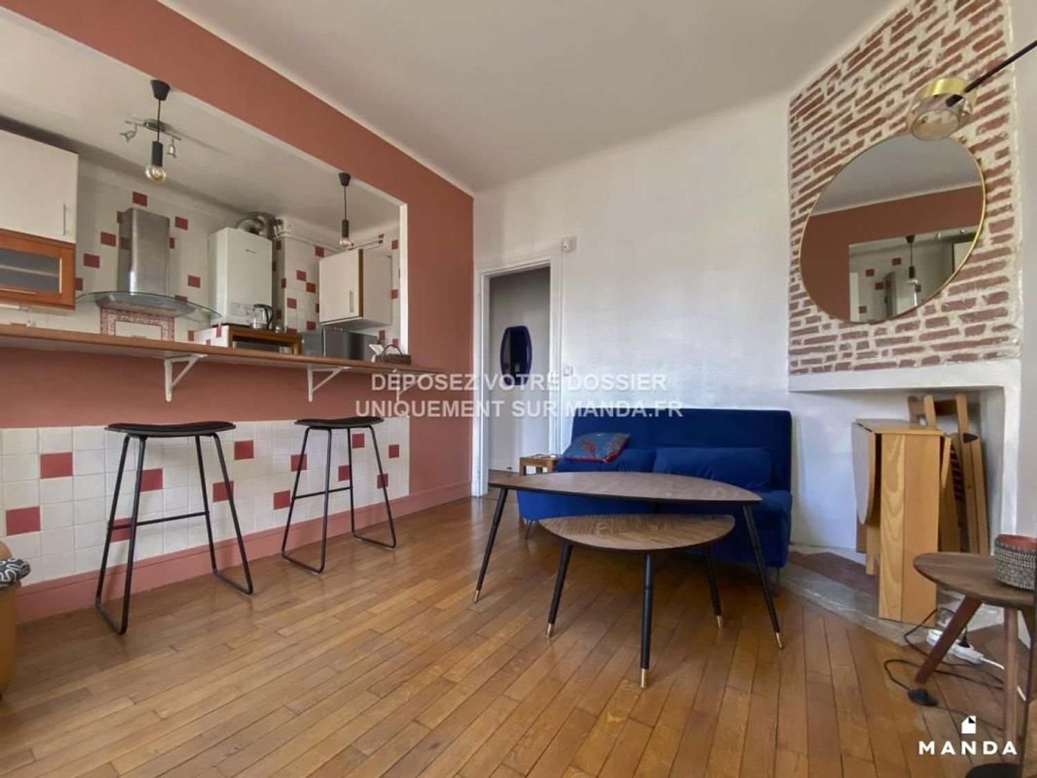 Appartement à louer, 44m², Courbevoie
