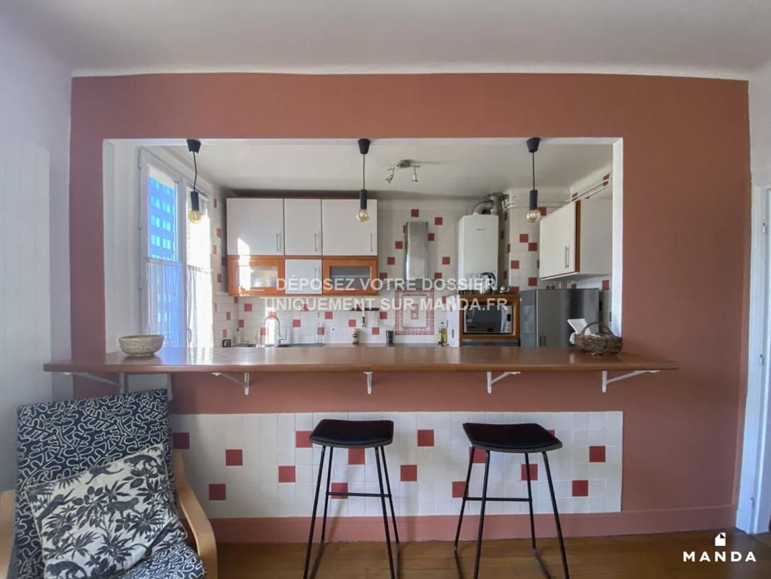 Appartement à louer, 44m², Courbevoie