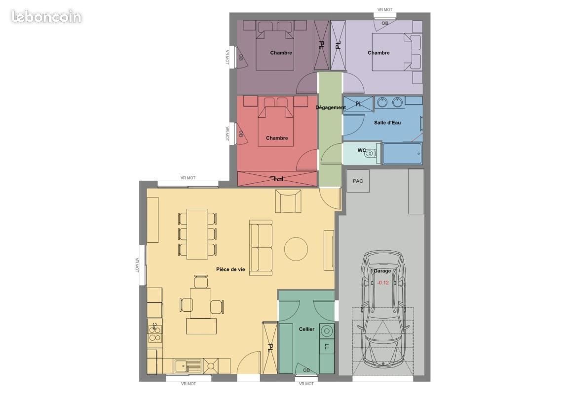 Maison à vendre, 97m², Notre-Dame-de-Monts