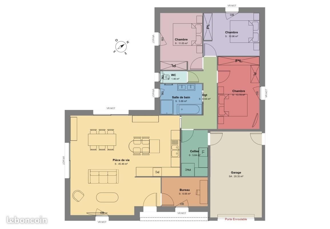 Maison à vendre, 106m², Dompierre-sur-Yon