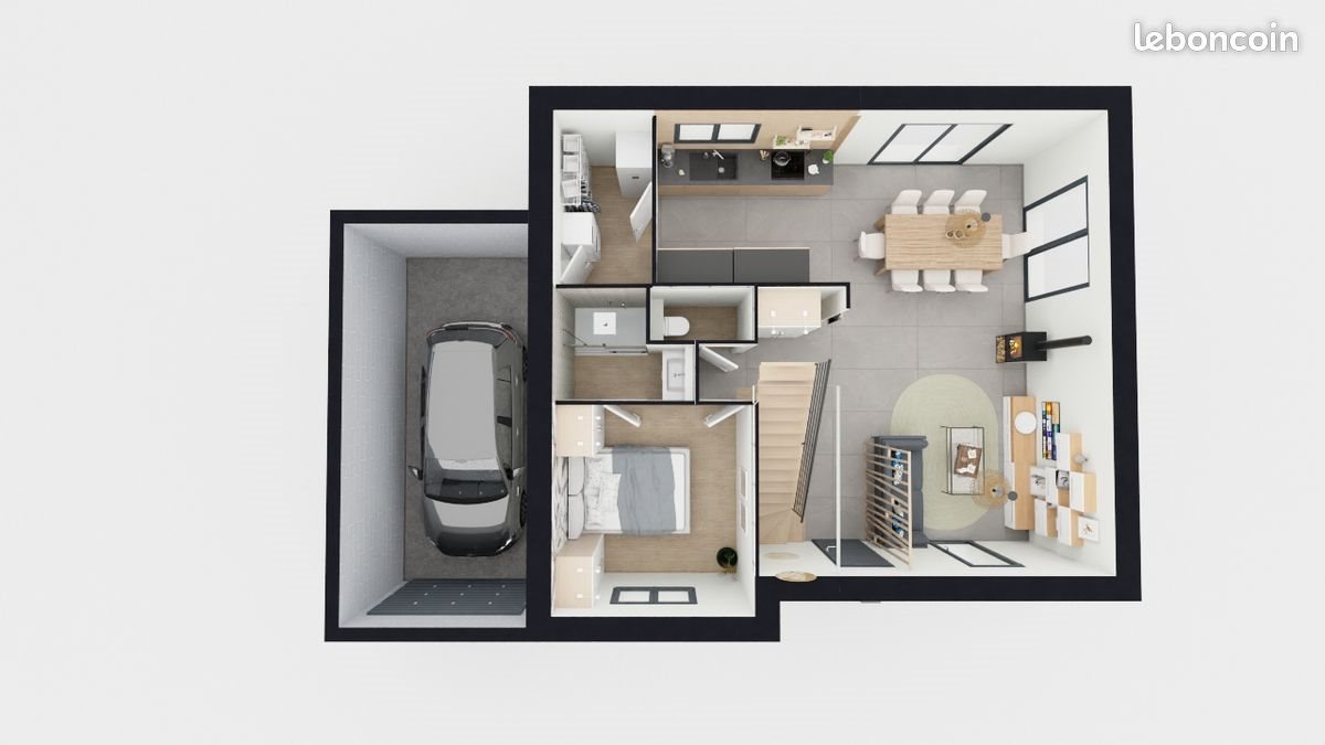 Maison à vendre, 69m², Pleugueneuc