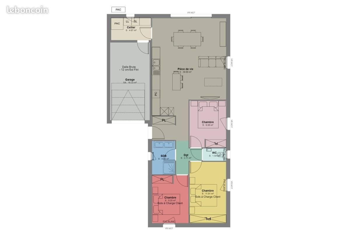 Maison à vendre, 83m², La Chaize-Giraud
