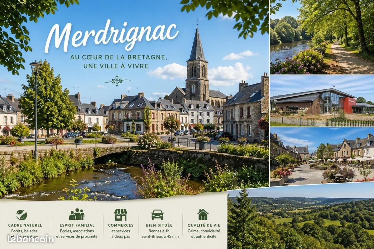 Maison à vendre, 97m², Merdrignac