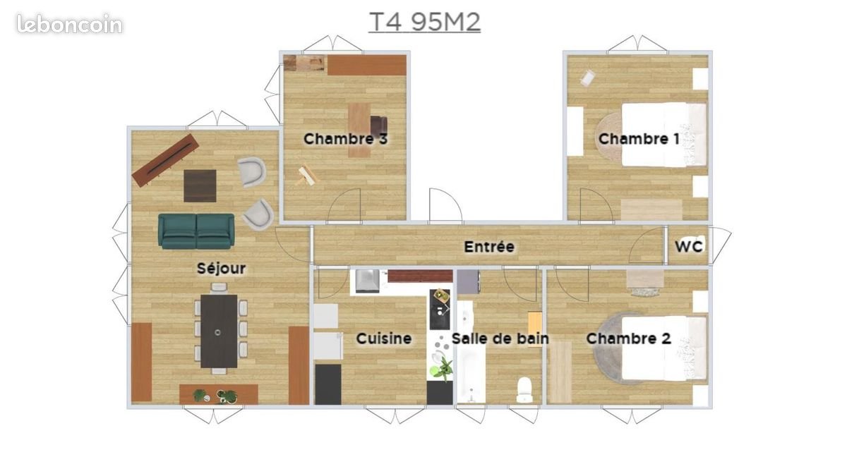 Appartement à vendre, 95m², Villenoy