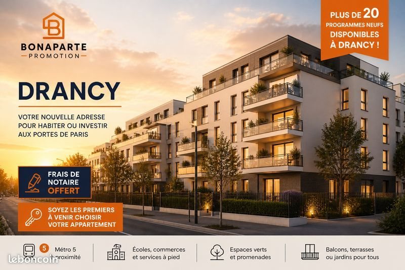 Appartement à vendre, 27m², Drancy