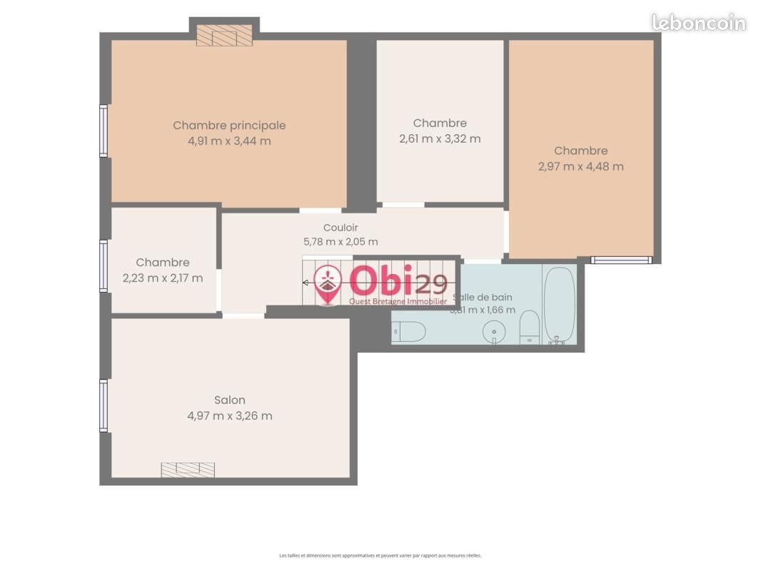 Appartement à vendre, 80m², Pleyben