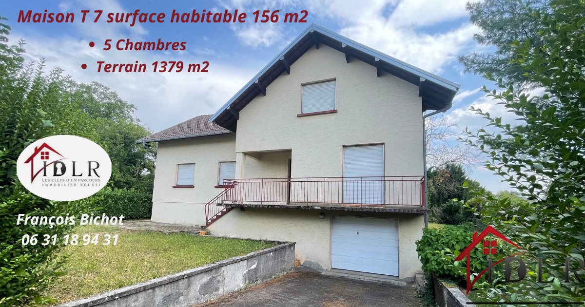 Maison à vendre, 156m², L'Isle-sur-le-Doubs