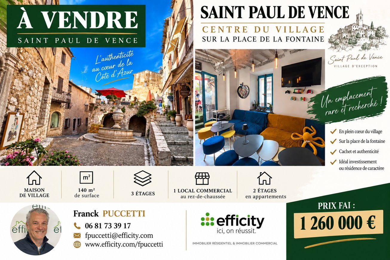 Maison à vendre, 140m², Saint-Paul-de-Vence