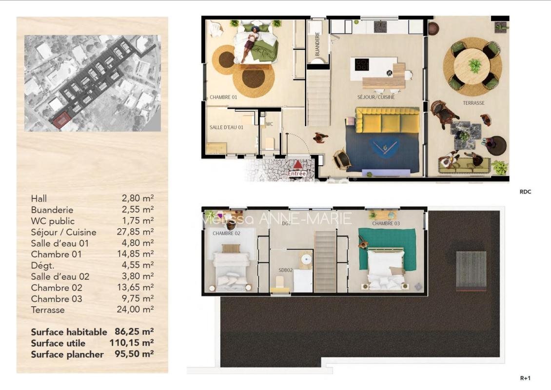 Maison à vendre, 86m², Baie-Mahault