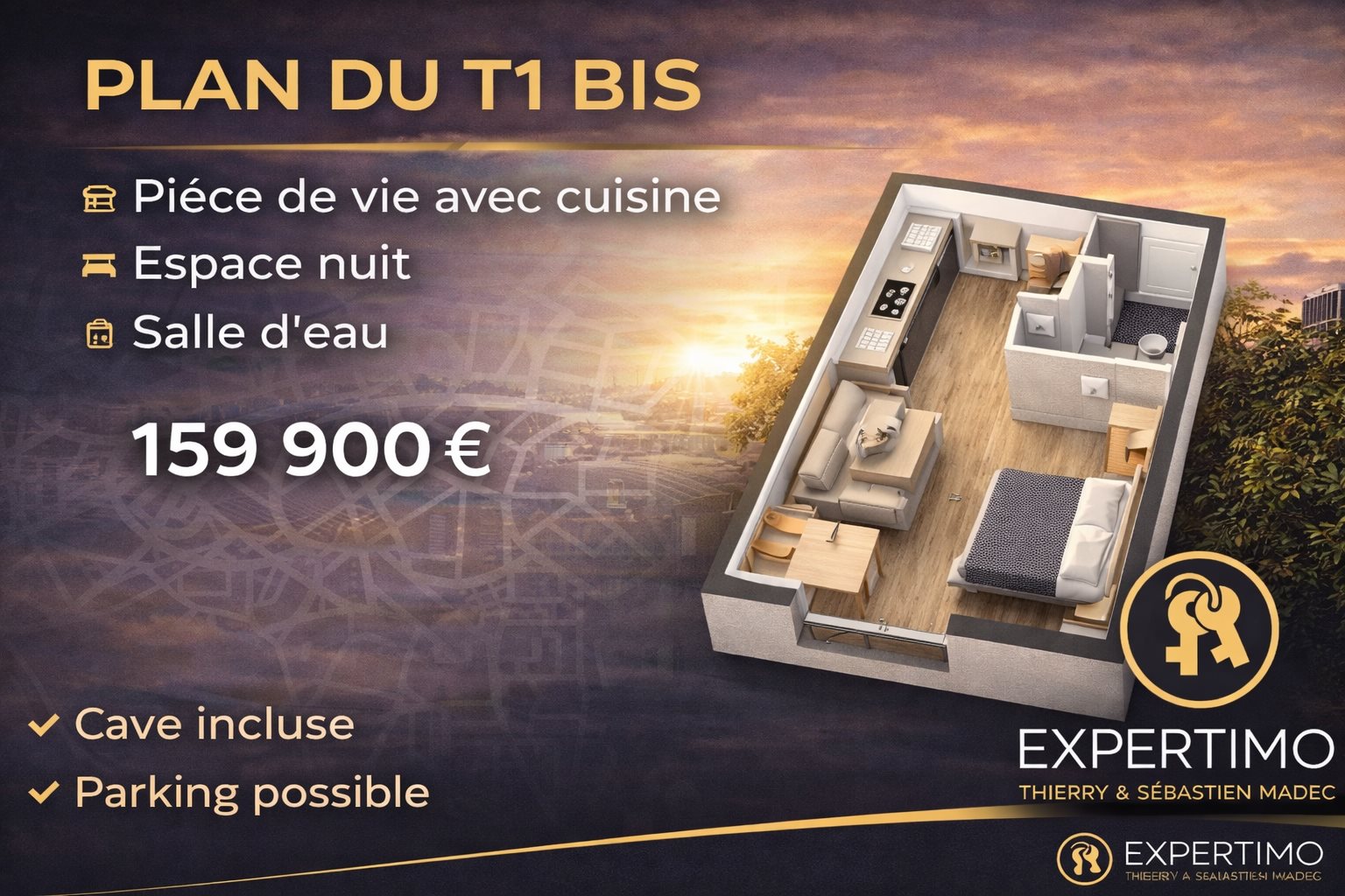 Appartement à vendre, 31m², Brest