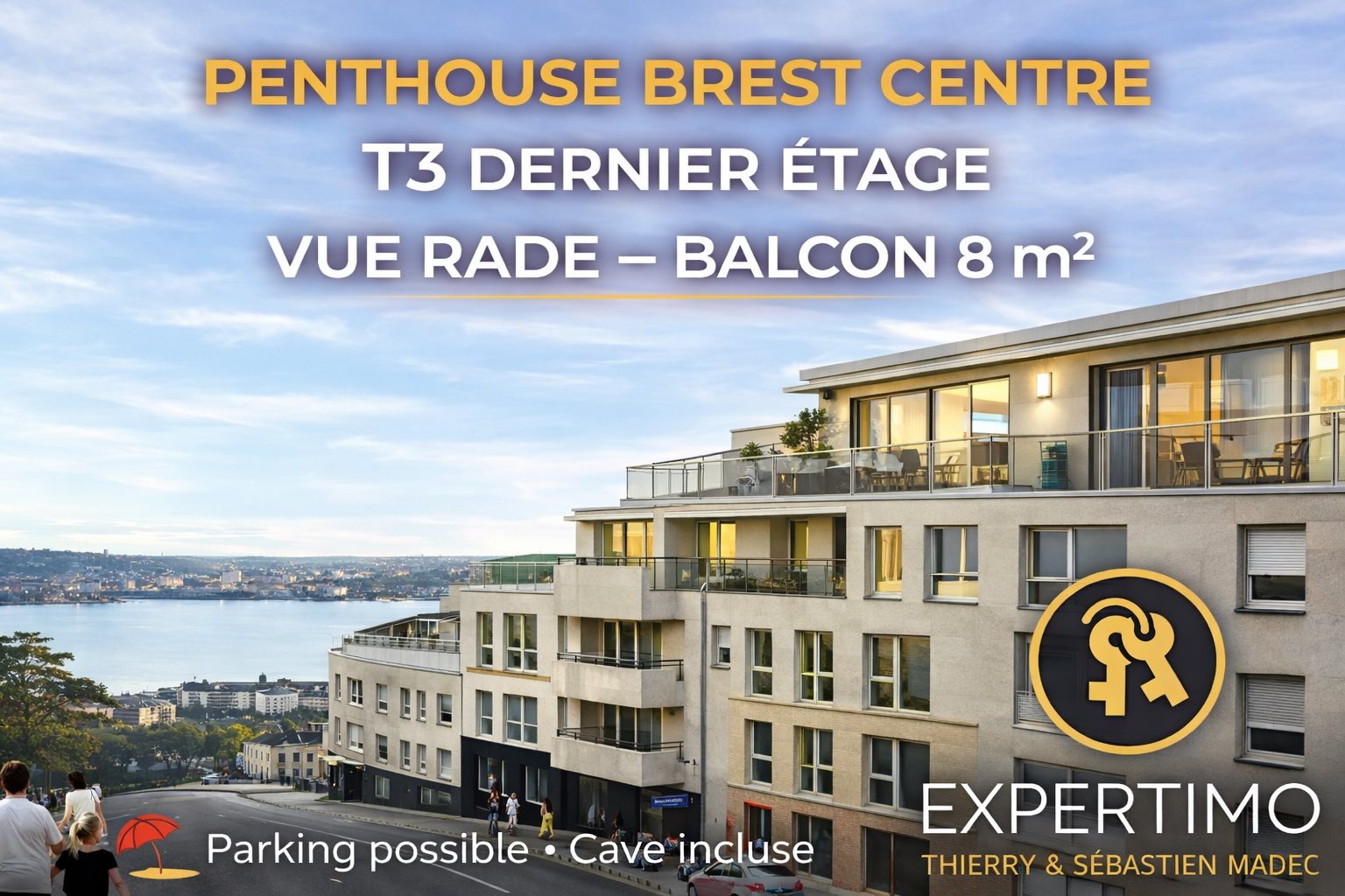 Appartement à vendre, 71m², Brest