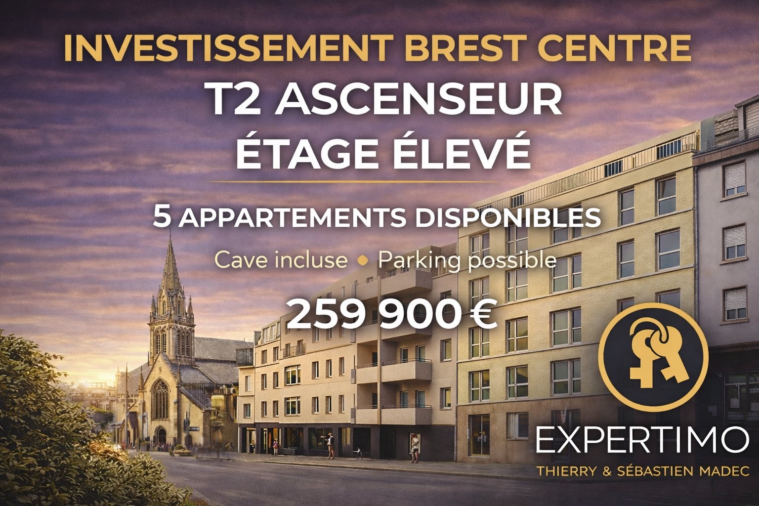 Appartement à vendre, 45m², Brest