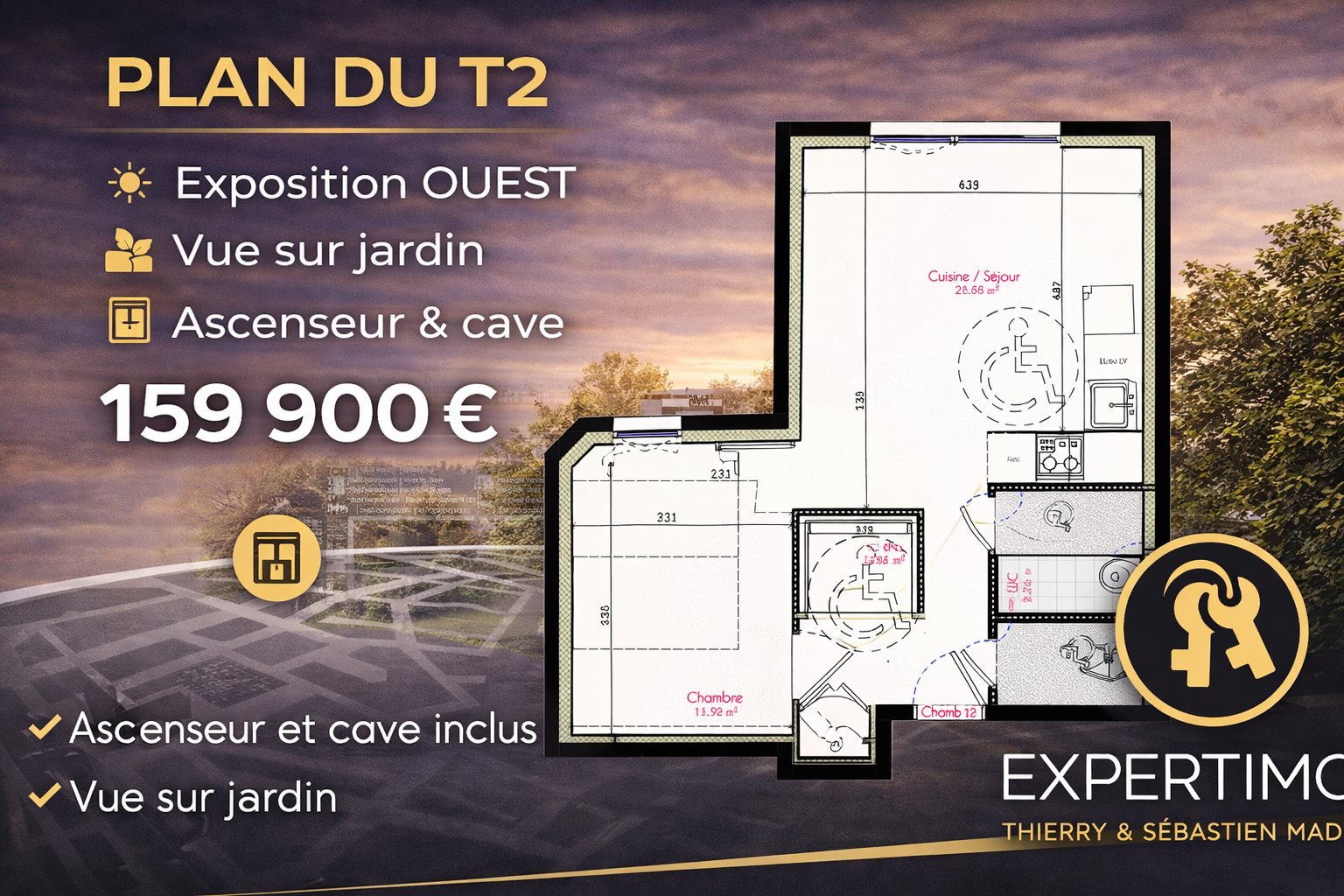 Appartement à vendre, 45m², Brest