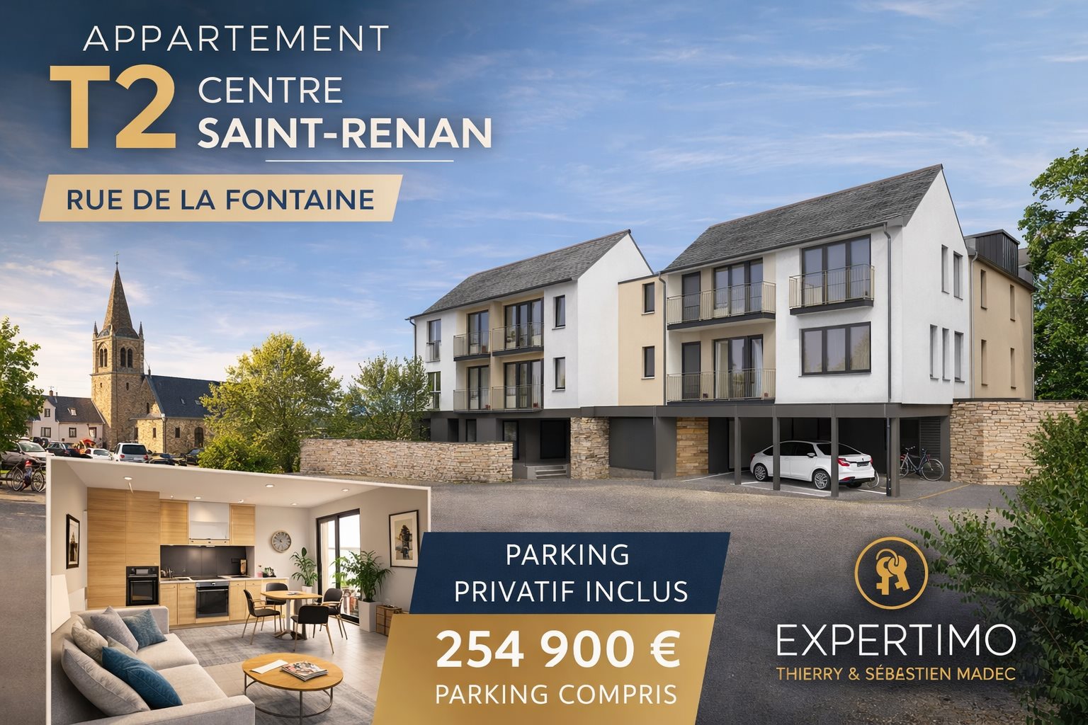 Appartement à vendre, 60m², Saint-Renan