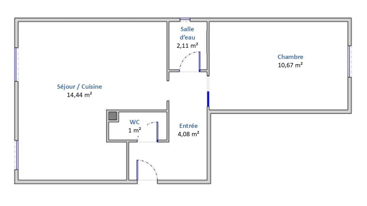Appartement à vendre, 32m², Colombes