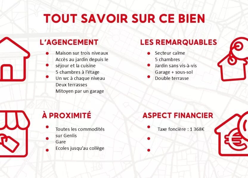 Maison à vendre, 100m², Genlis