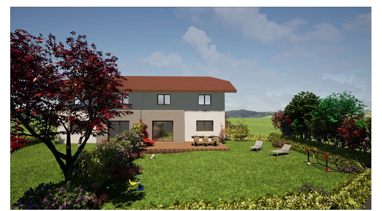 Maison à vendre, 95m², Perrignier