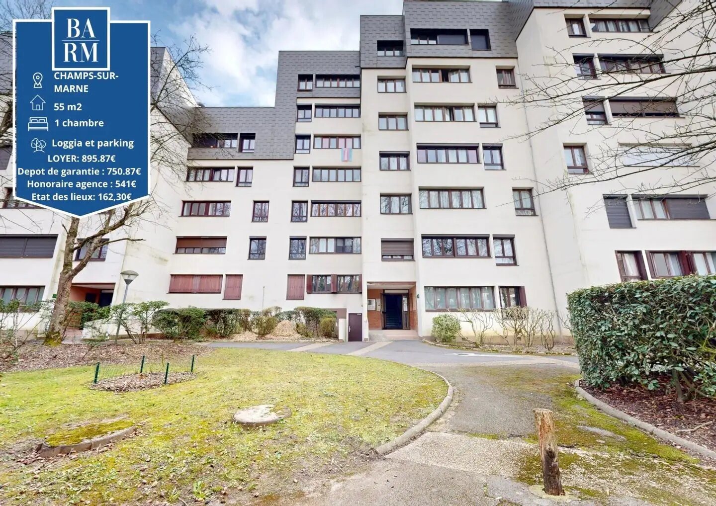 Appartement à louer, 55m², Champs-sur-Marne