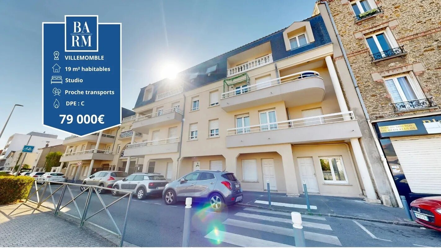 Appartement à vendre, 19m², Villemomble