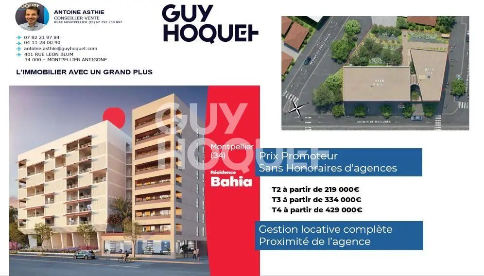 Appartement à vendre, 63m², Montpellier