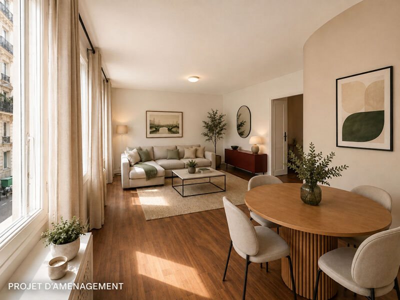 Appartement à vendre, 61m², Paris 16ème