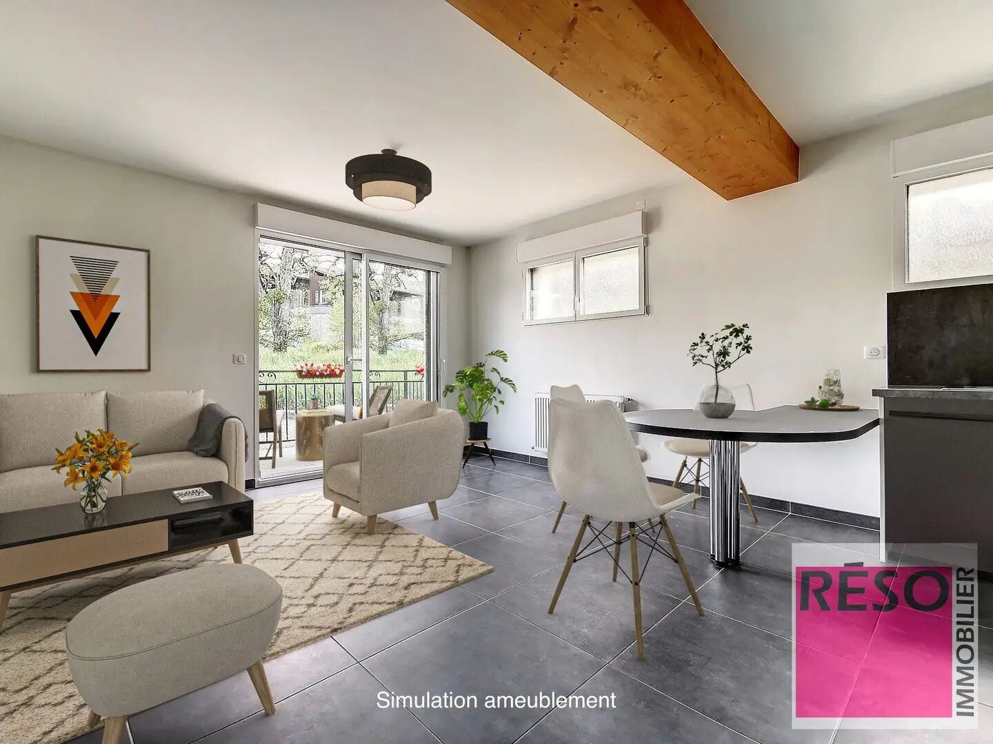 Appartement à vendre, 57m², Habère-Lullin