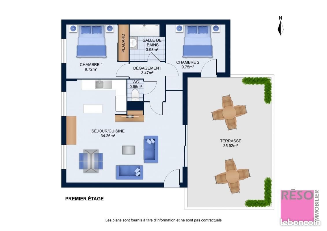 Appartement à vendre, 64m², Reignier-Ésery