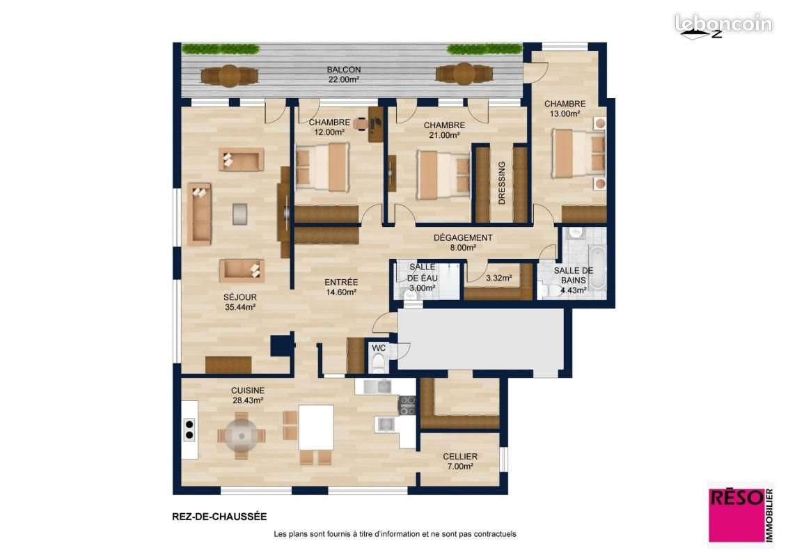 Appartement à vendre, 142m², Annemasse