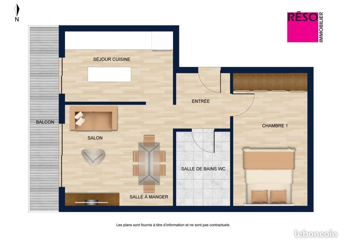 Appartement à vendre, 46m², Annemasse