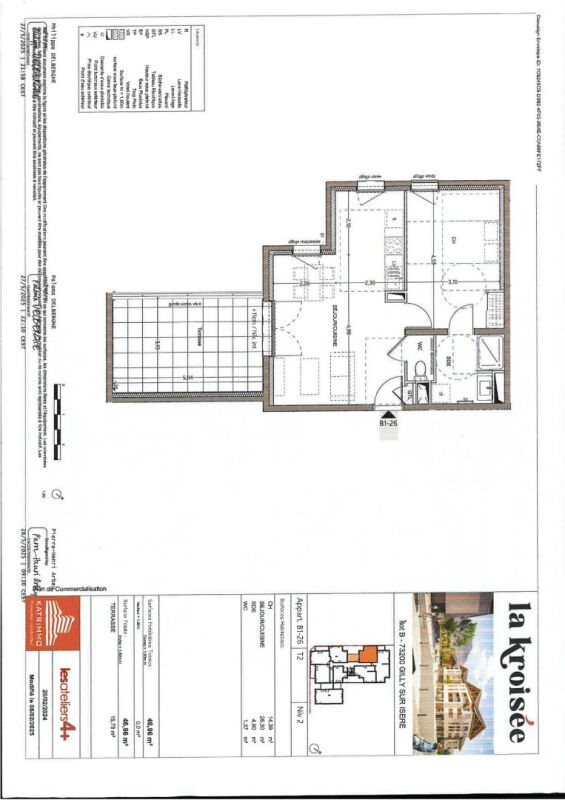 Appartement à louer, 47m², Gilly-sur-Isère