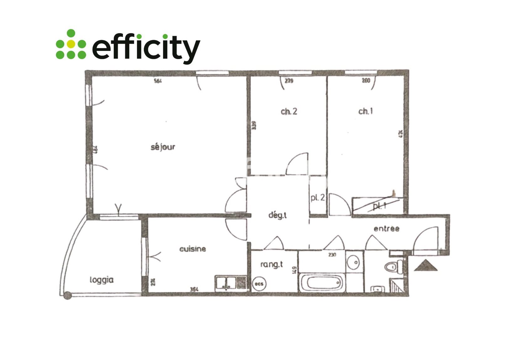 Appartement à vendre, 80m², Ermont