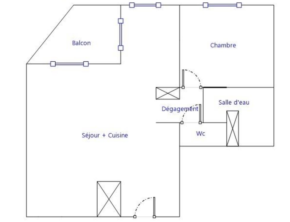 Appartement à vendre, 50m², Saint-Maurice