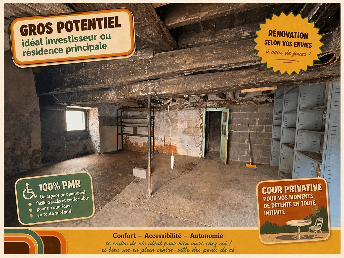 Appartement à vendre, 58m², Les Ponts-de-Cé