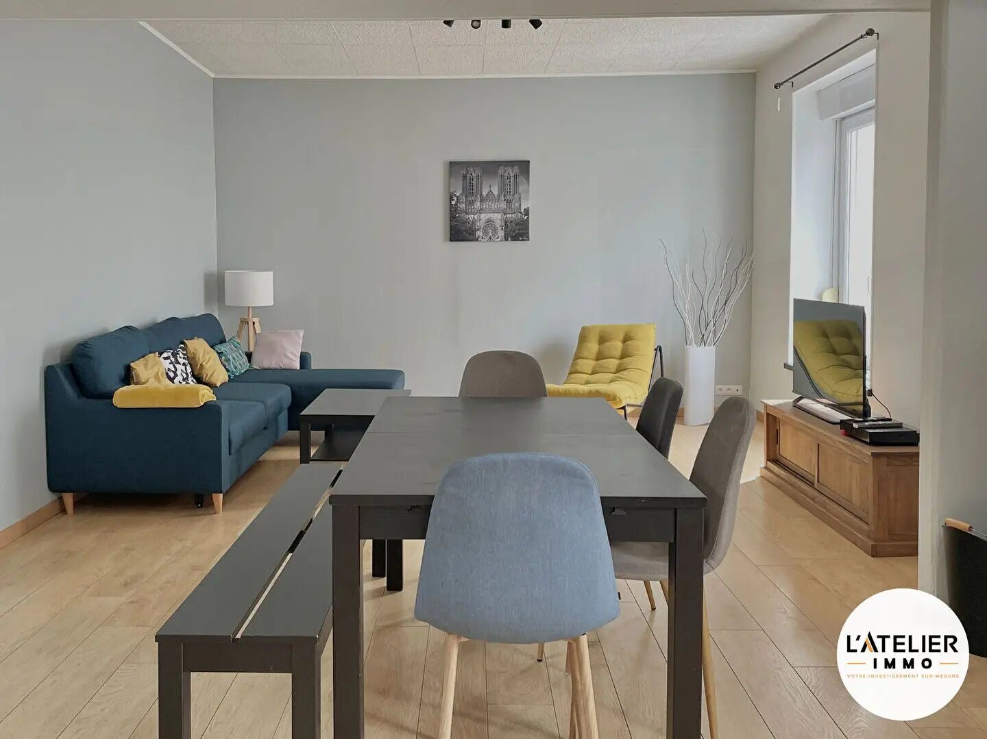 Appartement à louer, 93m², Reims