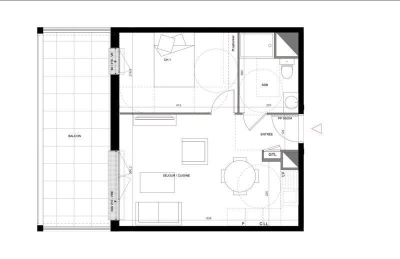 Appartement à vendre, 40m², Creil