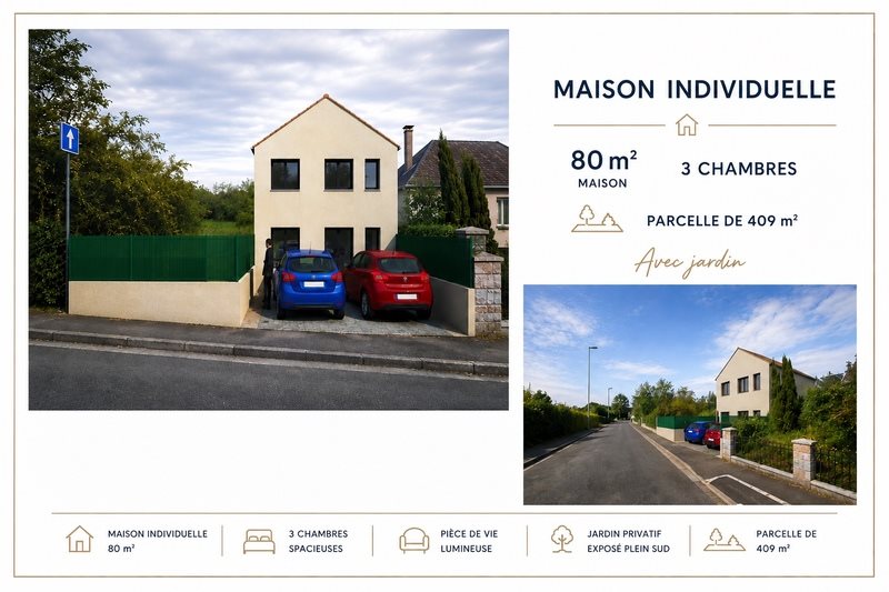 Maison à vendre, 88m², Nogent-sur-Oise