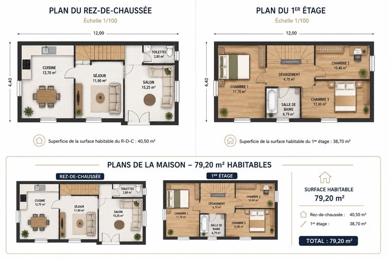 Maison à vendre, 88m², Nogent-sur-Oise