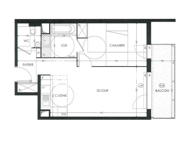 Appartement à louer, 44m², Dijon
