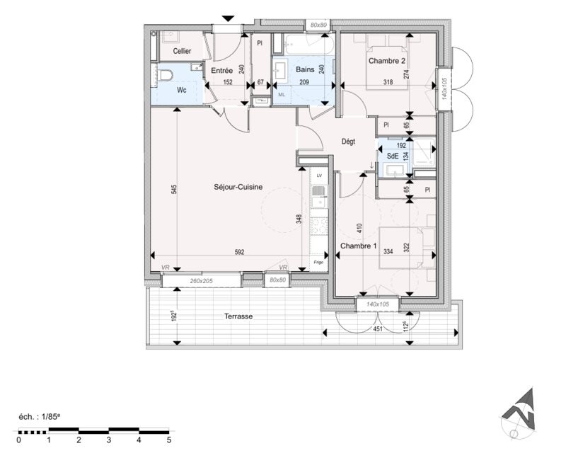 Appartement à vendre, 73m², Abondance