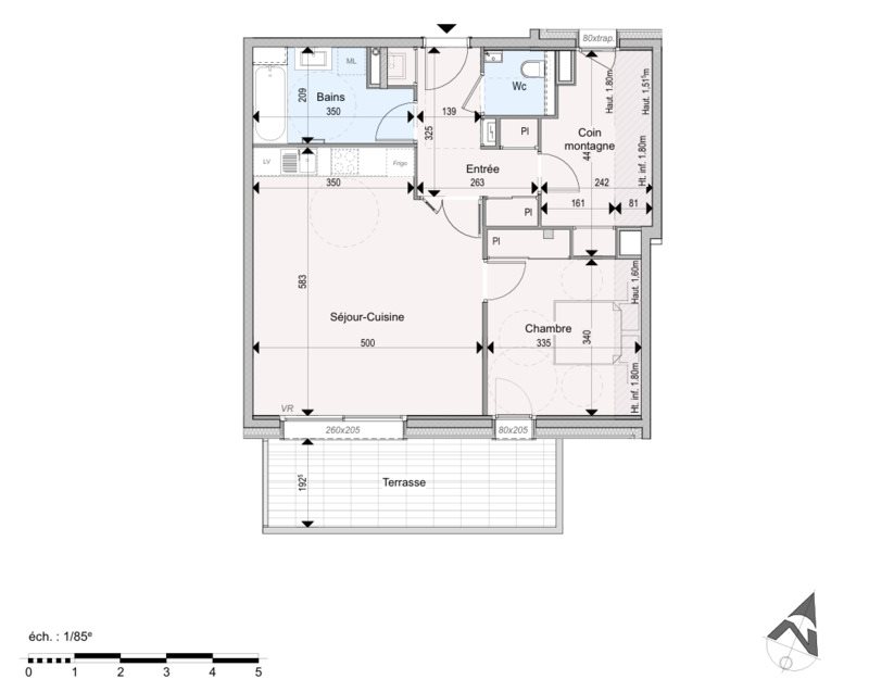 Appartement à vendre, 60m², Abondance