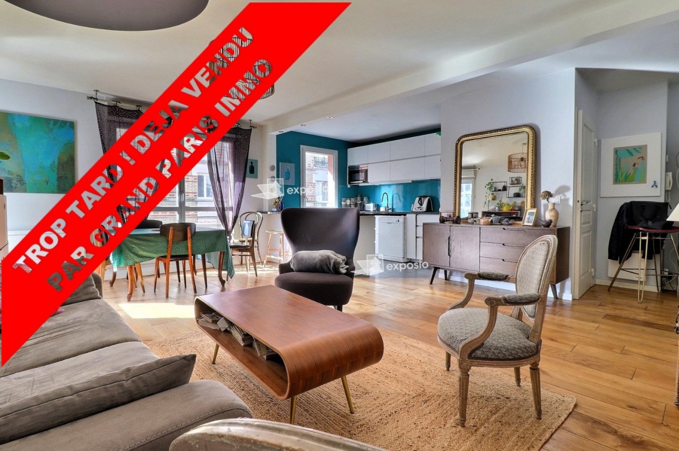 Appartement à vendre, 82m², Pantin