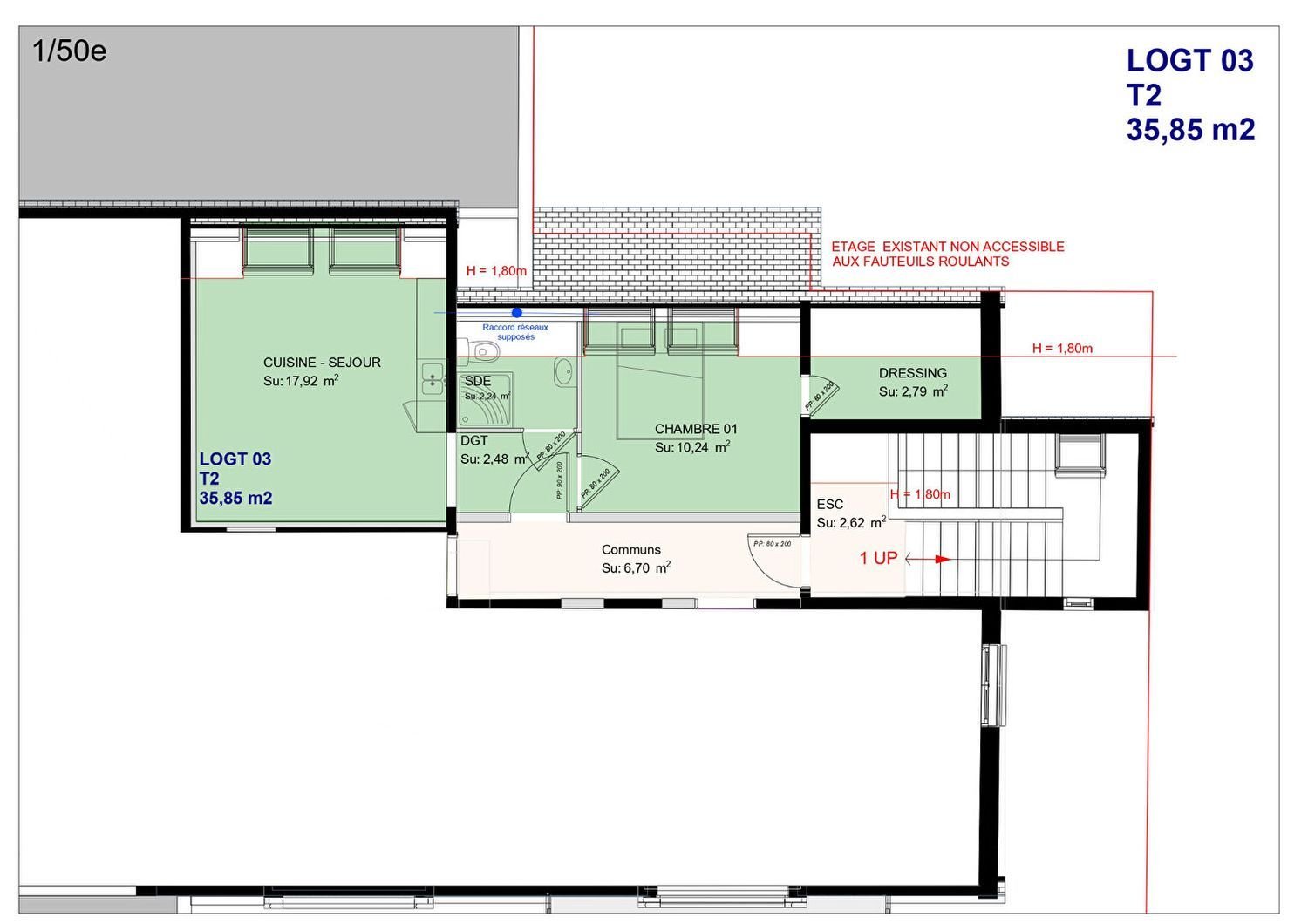 Appartement à vendre, 32m², Guilers